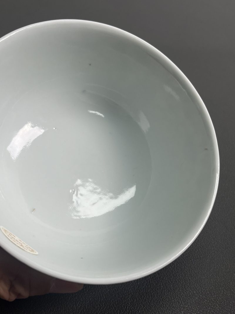 清光绪  青花缠枝花卉纹碗 - 图10