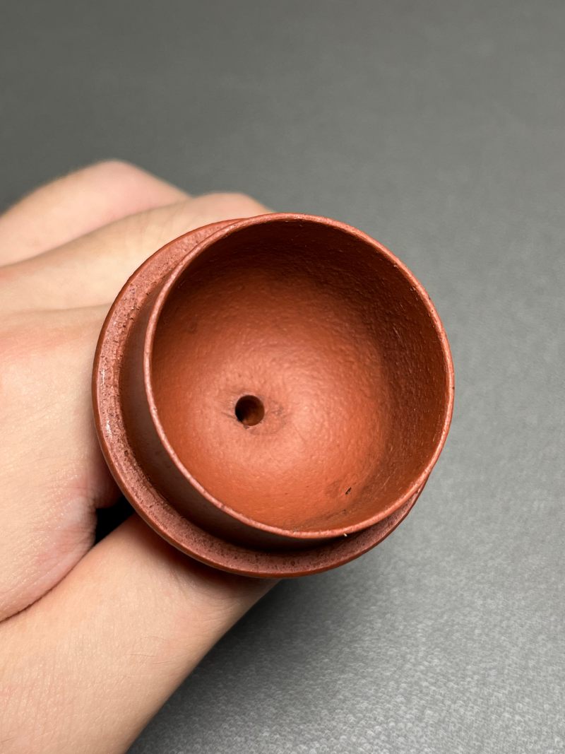 清晚期  “佐茶佑玉”款朱泥圆壶 - 图19