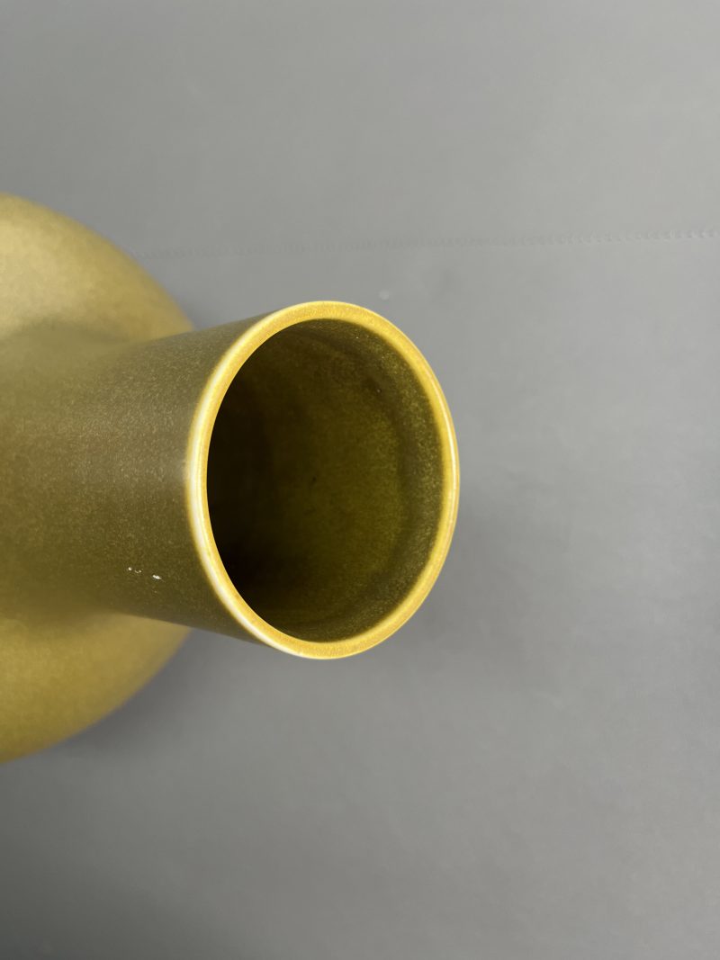清光绪  茶叶末釉荸荠瓶 - 图10