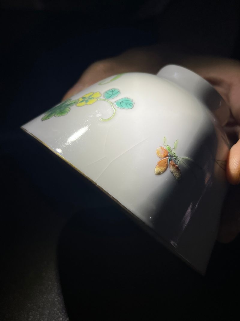 清光绪  粉彩癞瓜盖碗 - 图23