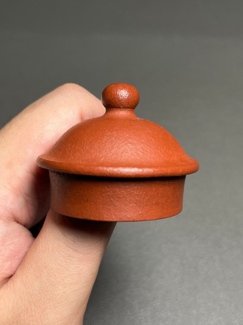 清晚期  “佐茶佑玉”款朱泥圆壶 - 图20