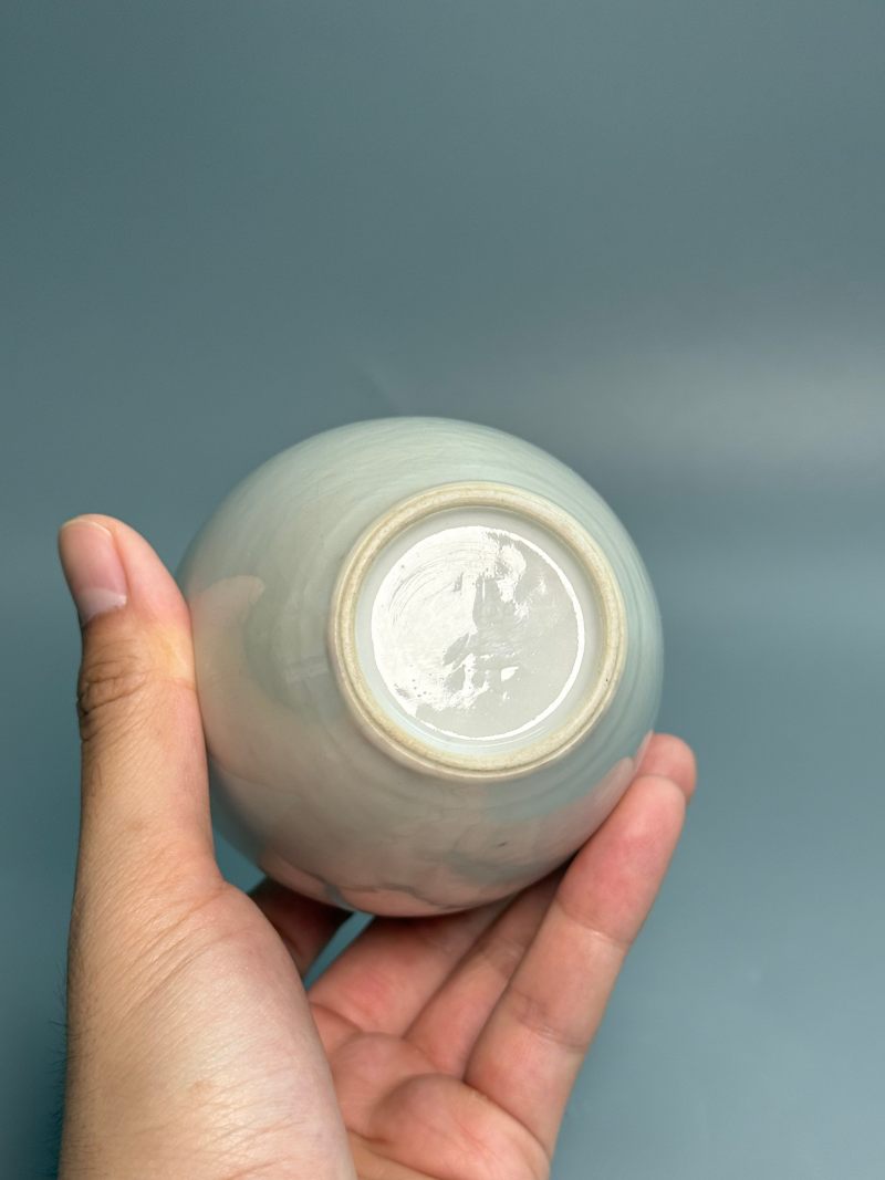 清乾隆  白釉暗刻弦纹小罐 - 图15
