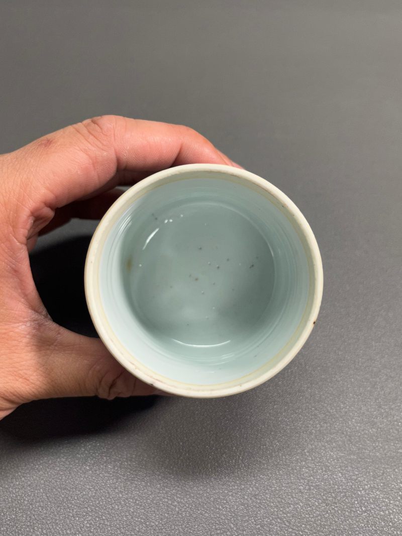 明崇祯  青花花卉纹香筒（带木盖） - 图10