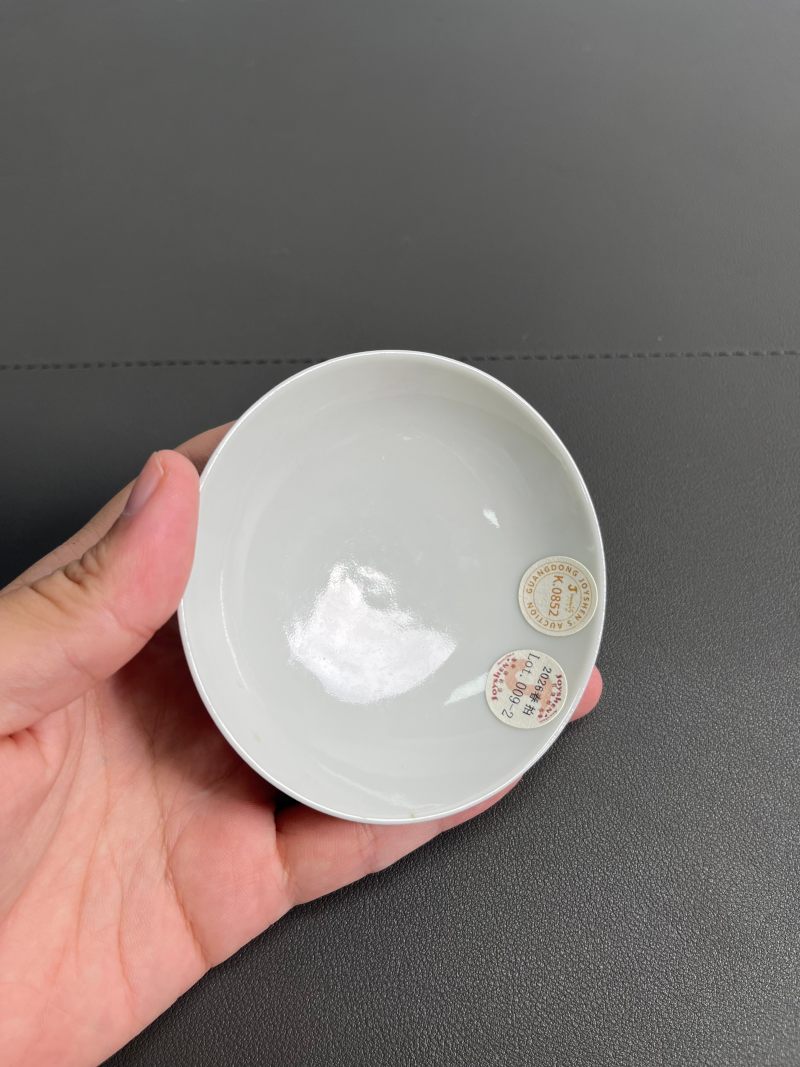 清道光  粉彩“十二花神”图盖碗 - 图19
