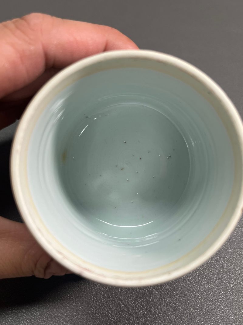 明崇祯  青花花卉纹香筒（带木盖） - 图11