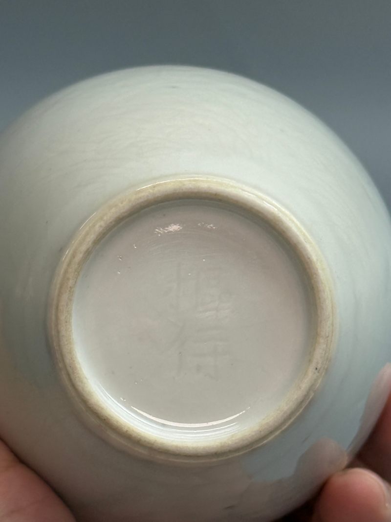 清乾隆  白釉暗刻弦纹小罐 - 图17
