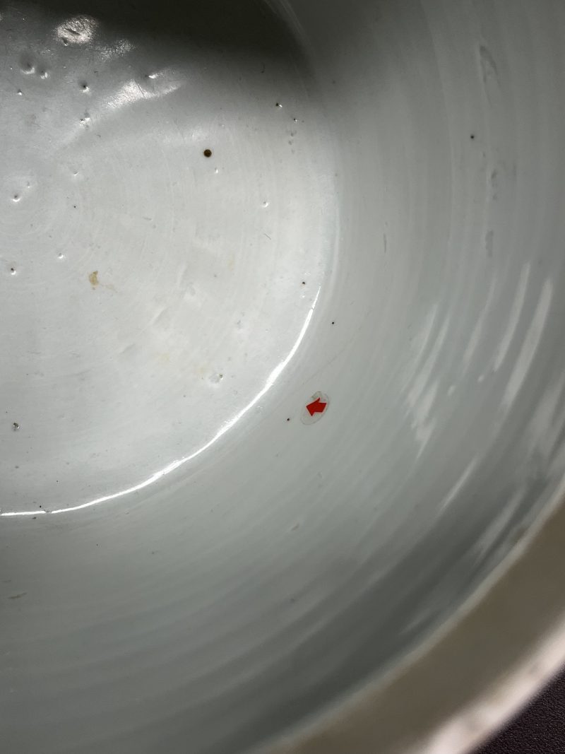 清康熙 青花山水人物图粥罐 - 图14