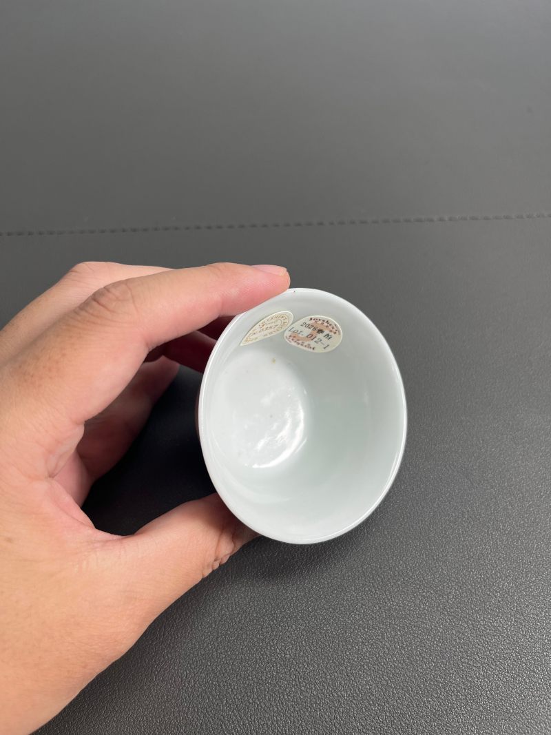 清光绪  粉彩折枝花卉纹碗 - 图8