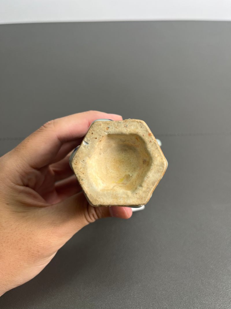 元  青花花卉纹双耳小尊 - 图12