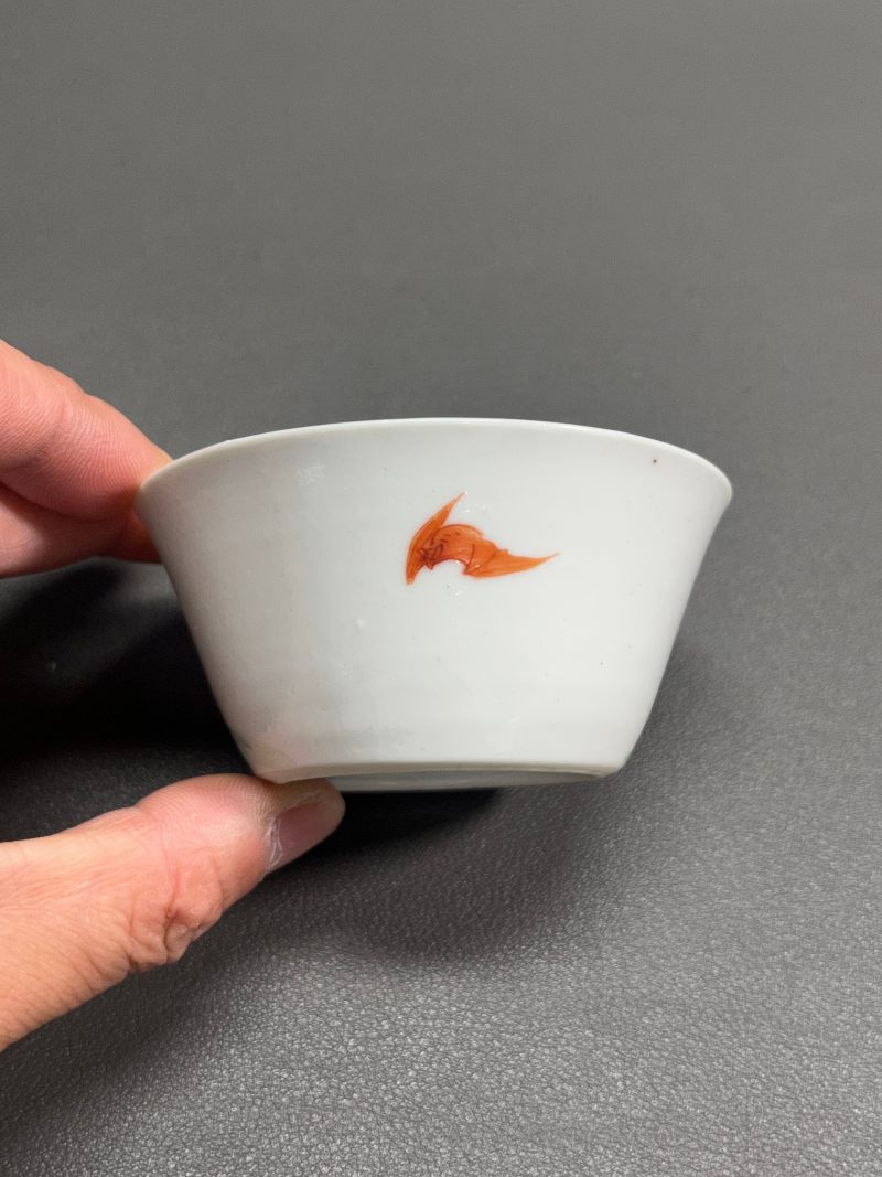 清雍正  粉彩人物故事图马蹄杯 - 图5