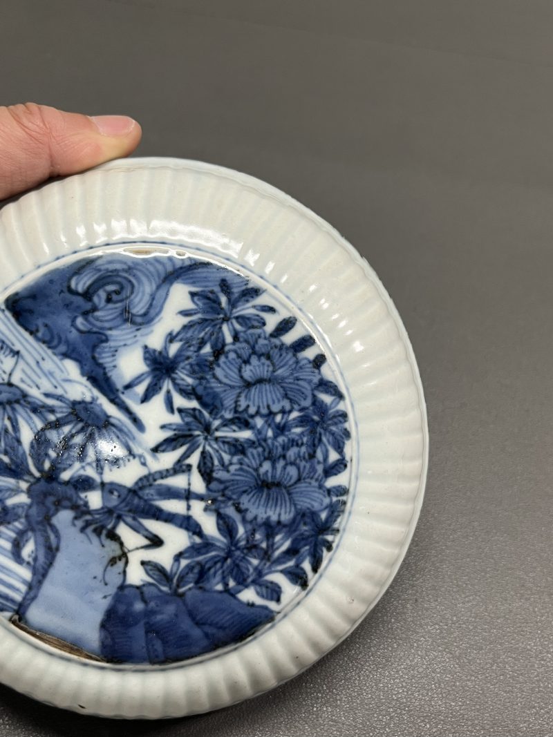 明万历  青花“飞黄腾达”印盒 - 图6
