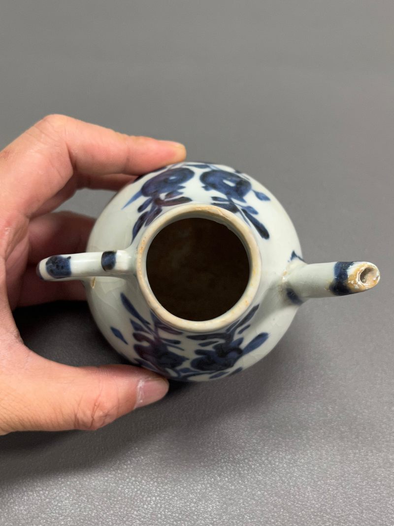 元  青花花卉纹执壶 - 图7