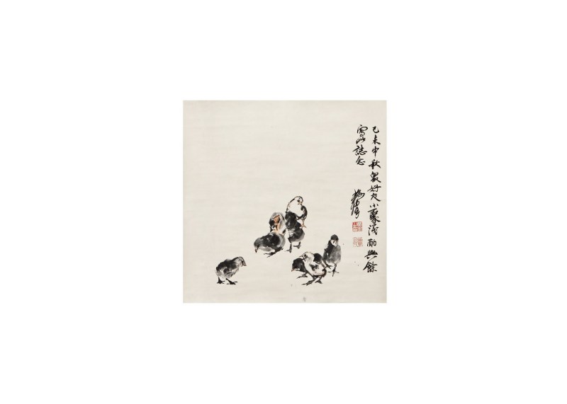 二十世纪  雏鸡图镜片