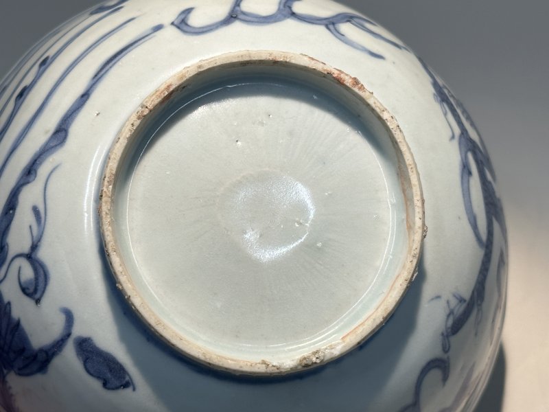 明万历 青花龙凤纹碗 - 图11