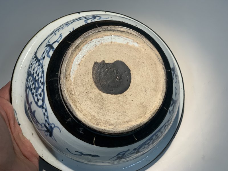 清 青花双龙戏珠纹炉 - 图6