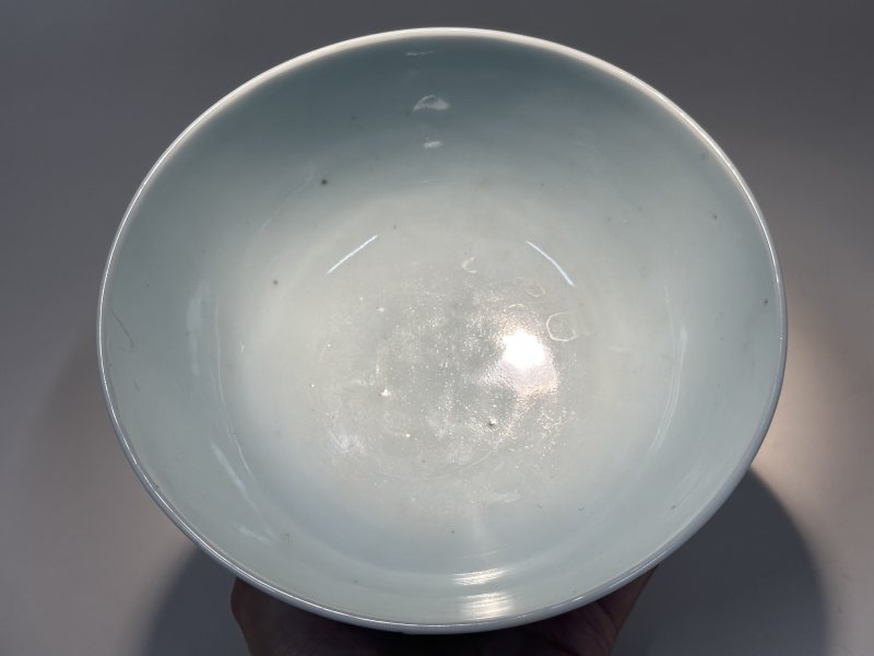 清康熙 青花百寿三多纹碗 - 图6