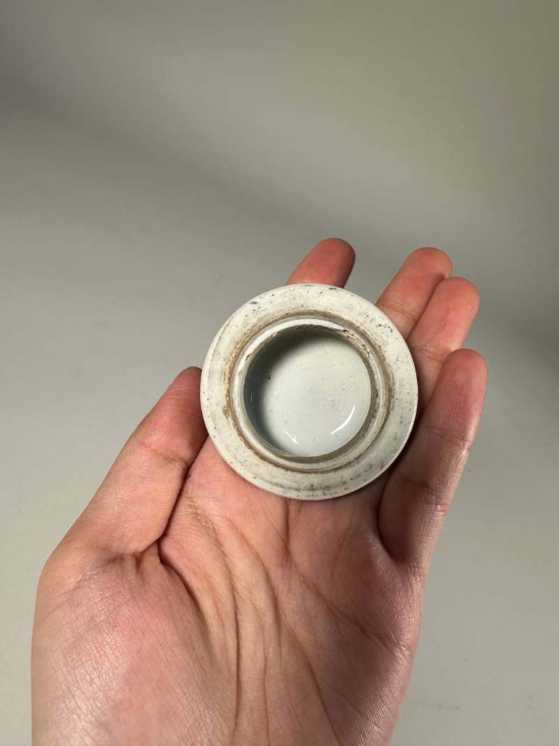 清康熙 洒蓝梨形壶 - 图5