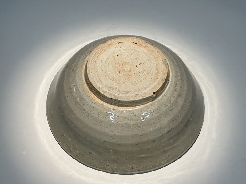 元 影青釉擂茶碗 - 图3