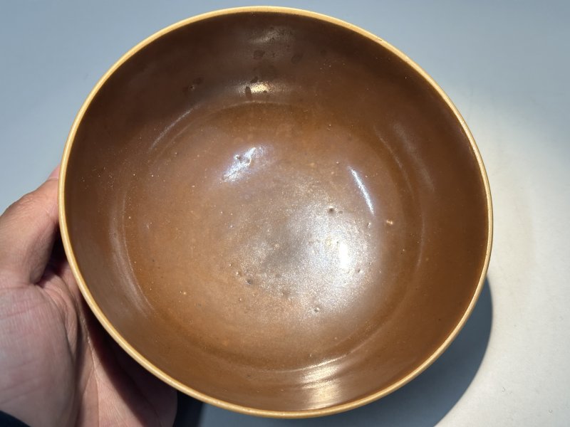 清康熙 紫金釉碗 - 图6
