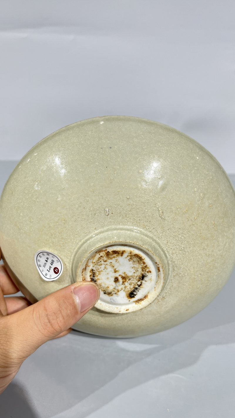 明 湖田出筋刻花花口碗 - 图3