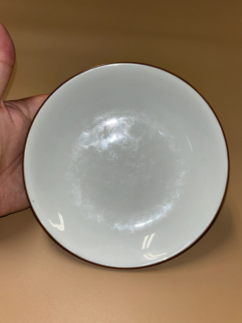 清乾隆 霁蓝釉盘 - 图7