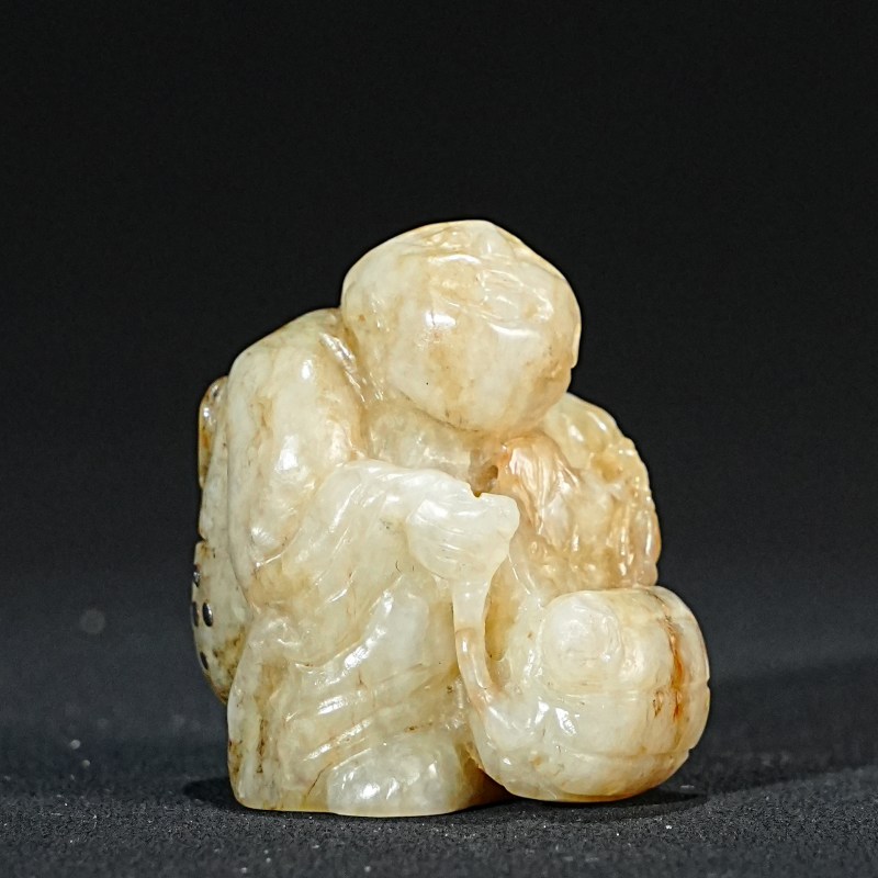 明早期 玉抱莲童子