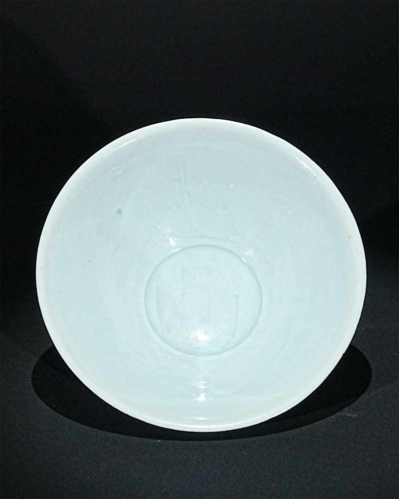 明 湖田刻花鱼纹碗