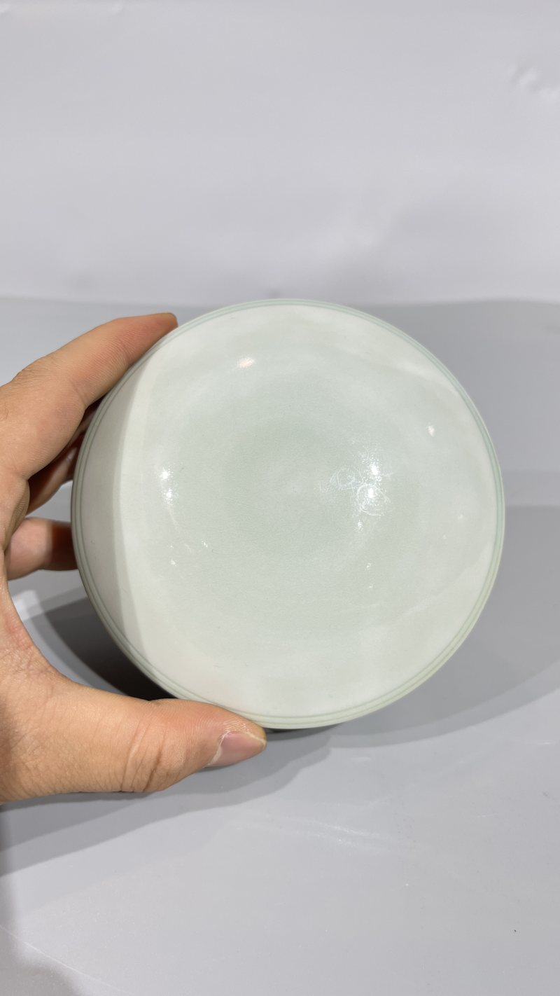 明 湖田莲花杯粉盒 - 图3