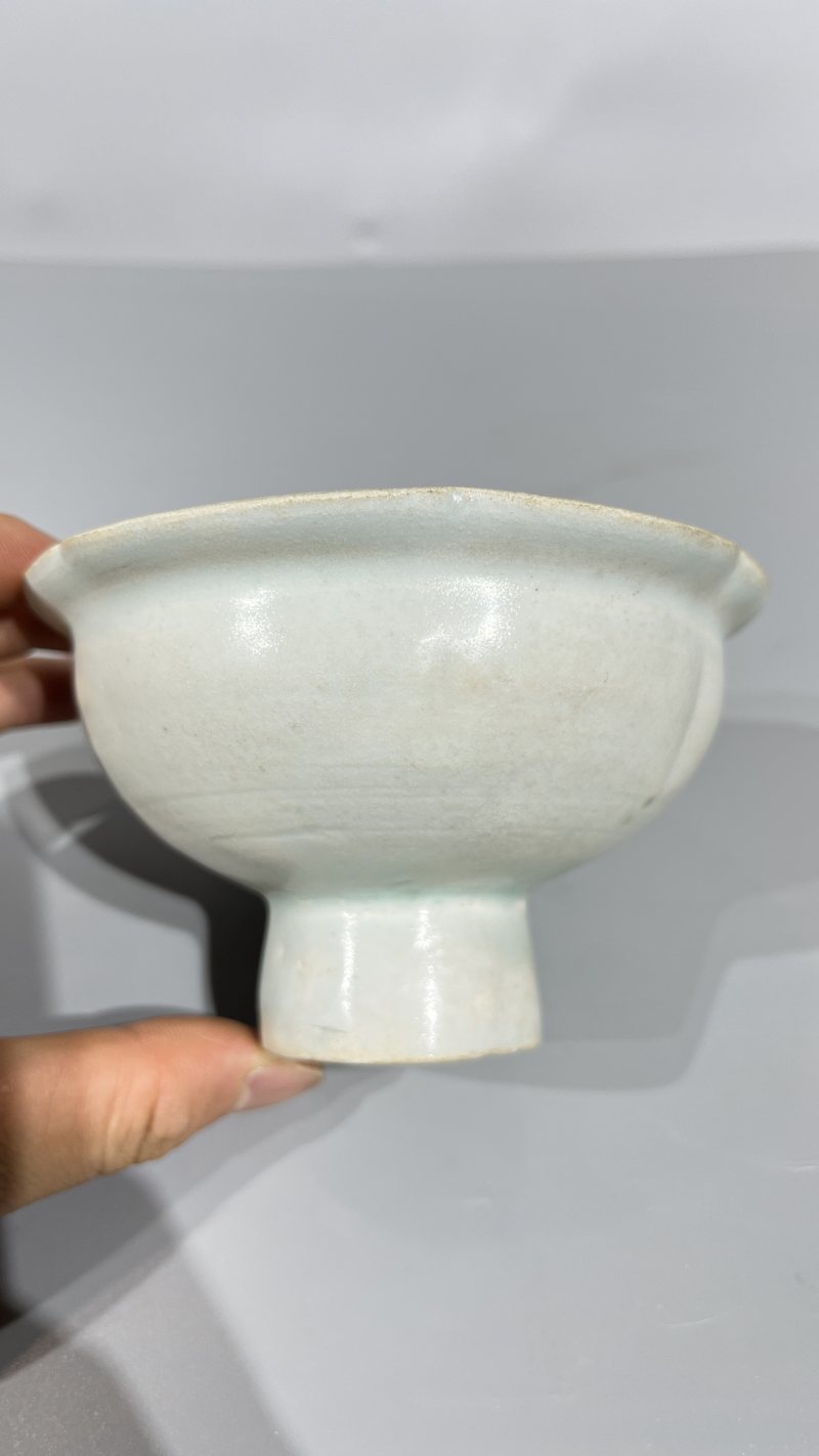 明 湖田花口高足杯 - 图2