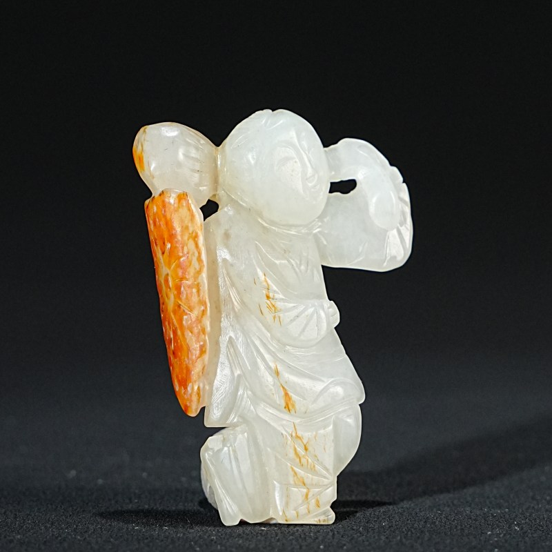 清 白玉童子