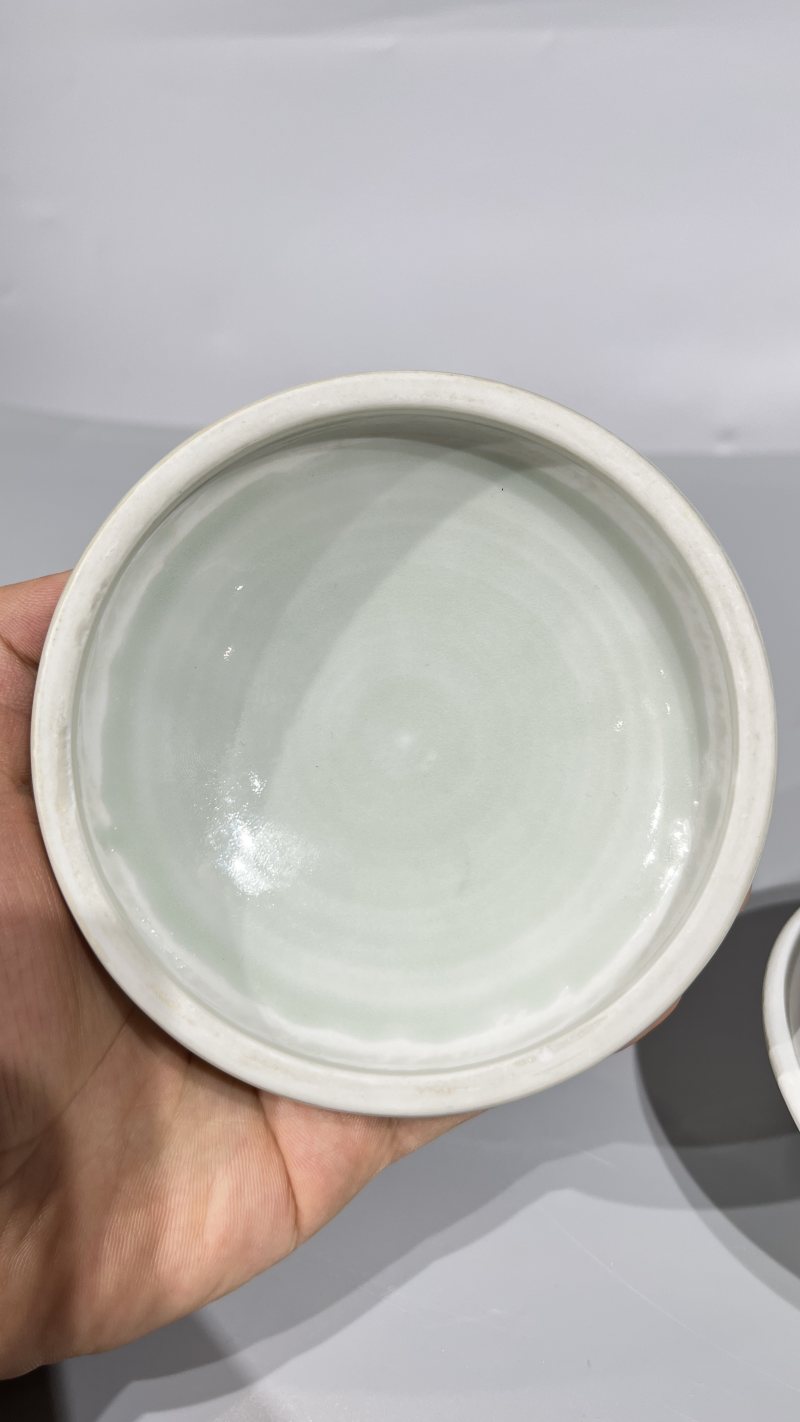 明 湖田莲花杯粉盒 - 图9