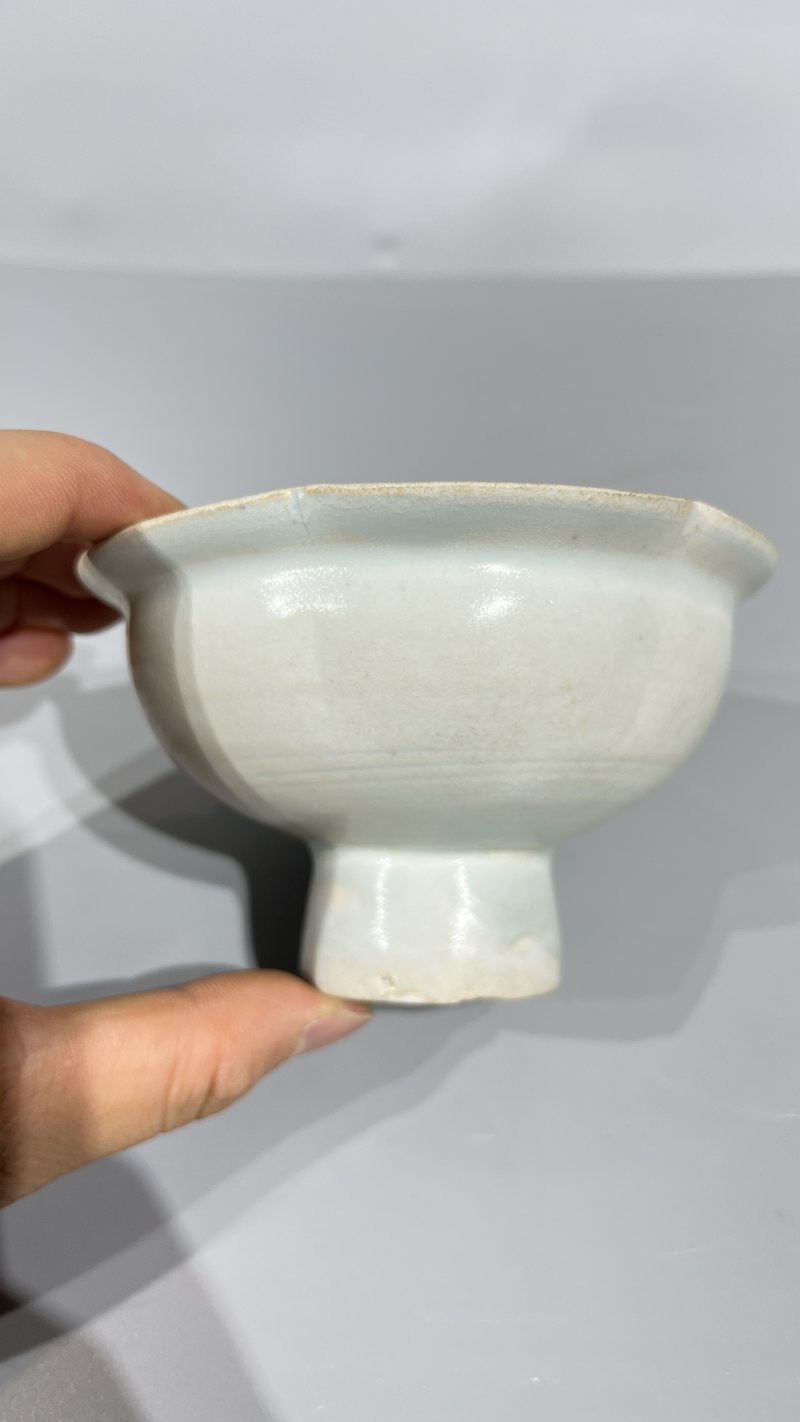 明 湖田花口高足杯 - 图4