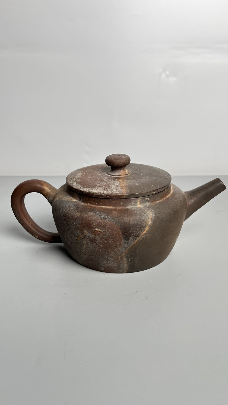 清早期 陈茂章制圆珠紫砂壶 - 图2