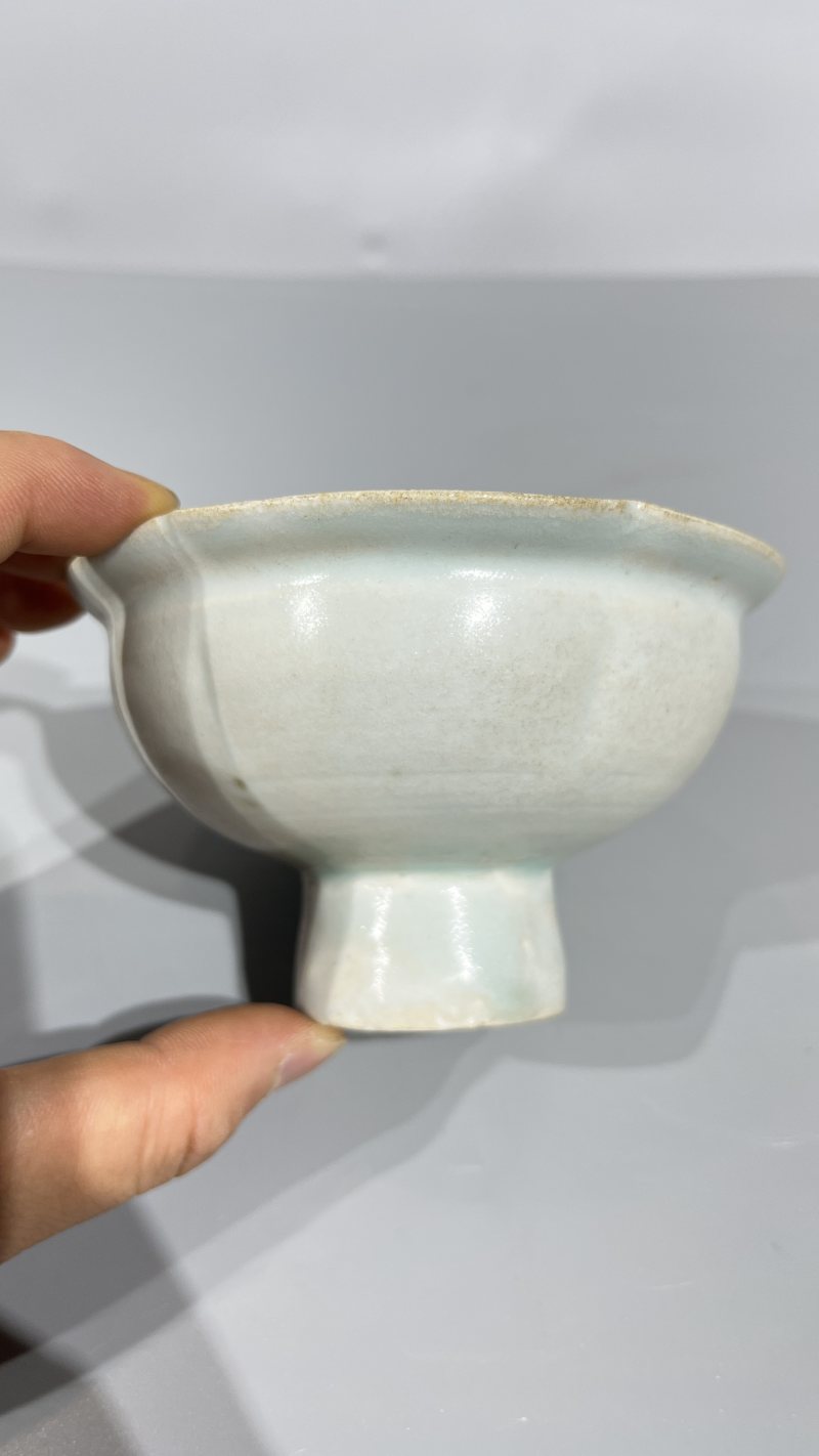 明 湖田花口高足杯 - 图5