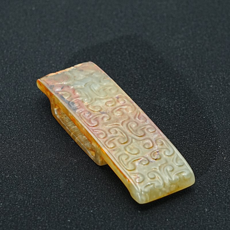 明 勾云纹玉剑璏