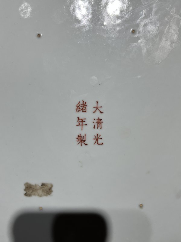 清光绪 粉彩一路连科折沿洗 - 图13