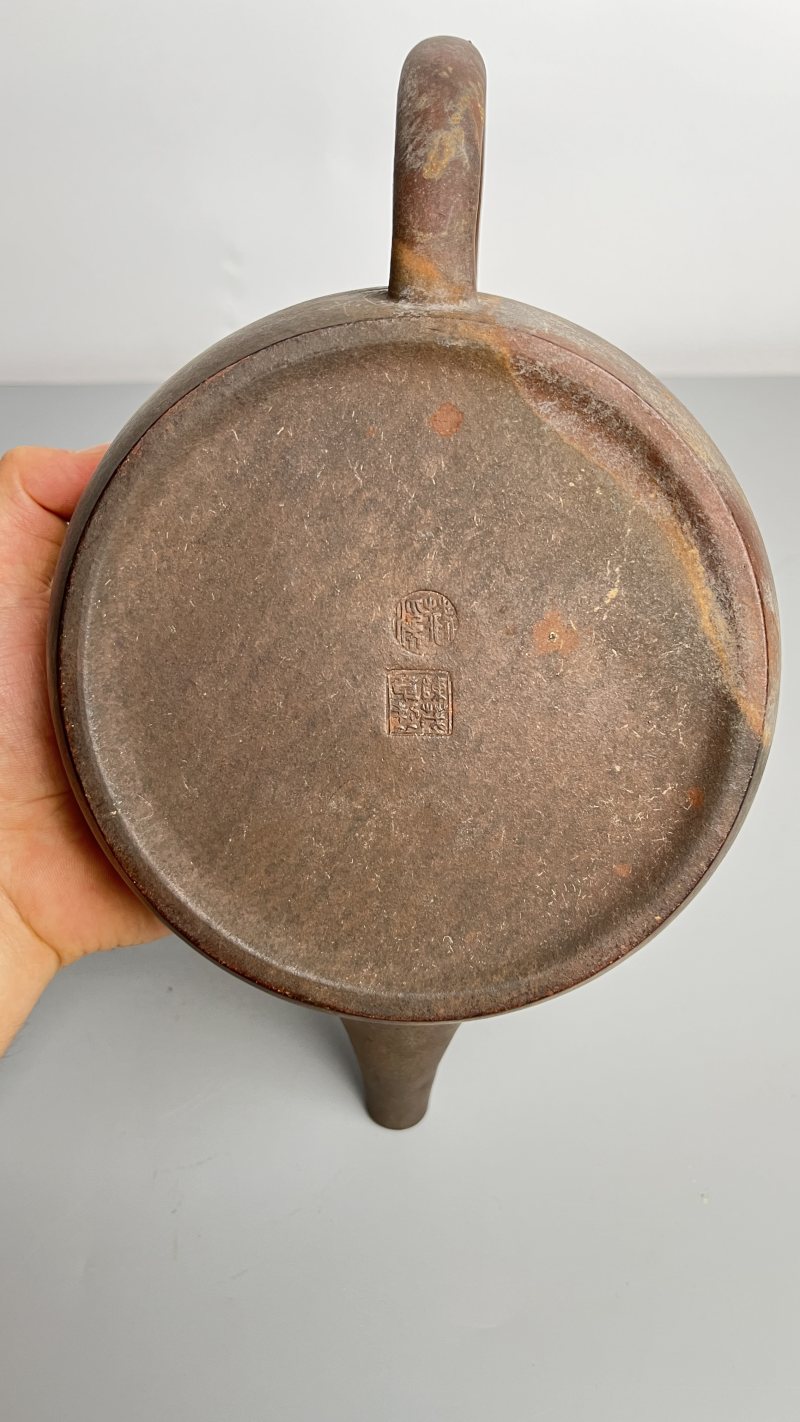 清早期 陈茂章制圆珠紫砂壶 - 图6
