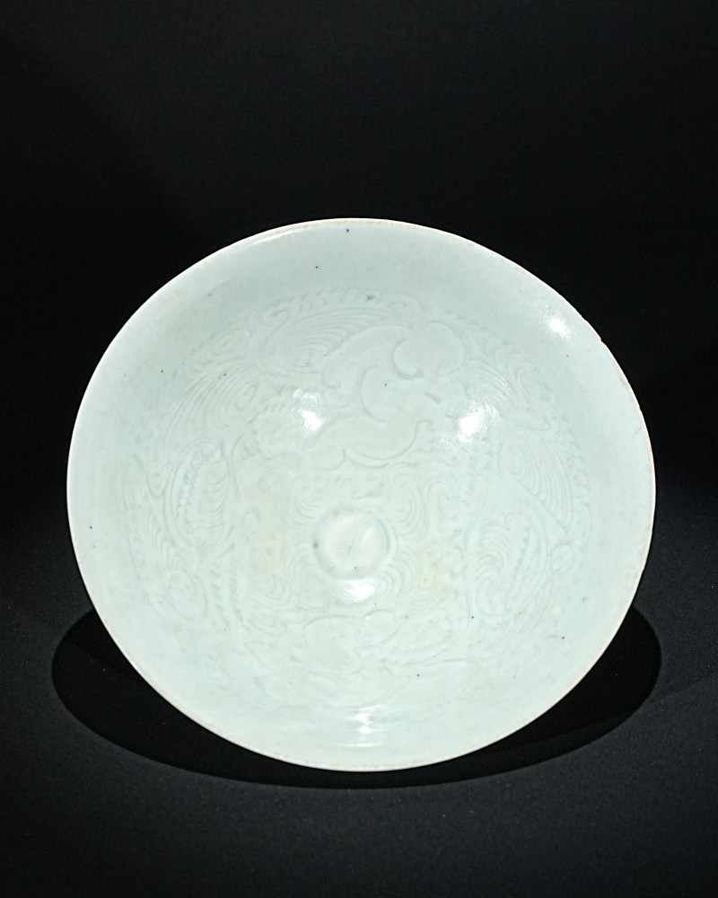 明 湖田娃娃纹碗
