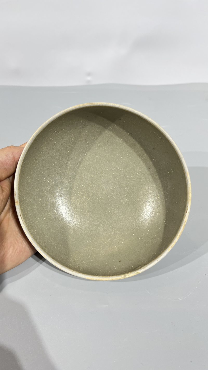 明 越窑青瓷钵式碗 - 图5