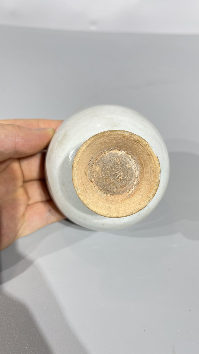 明 青白瓷高足杯 - 图7