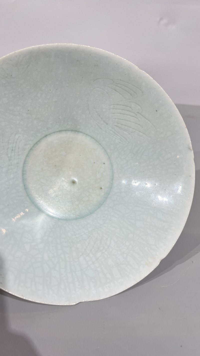 明 湖田刻花花口碗 - 图3