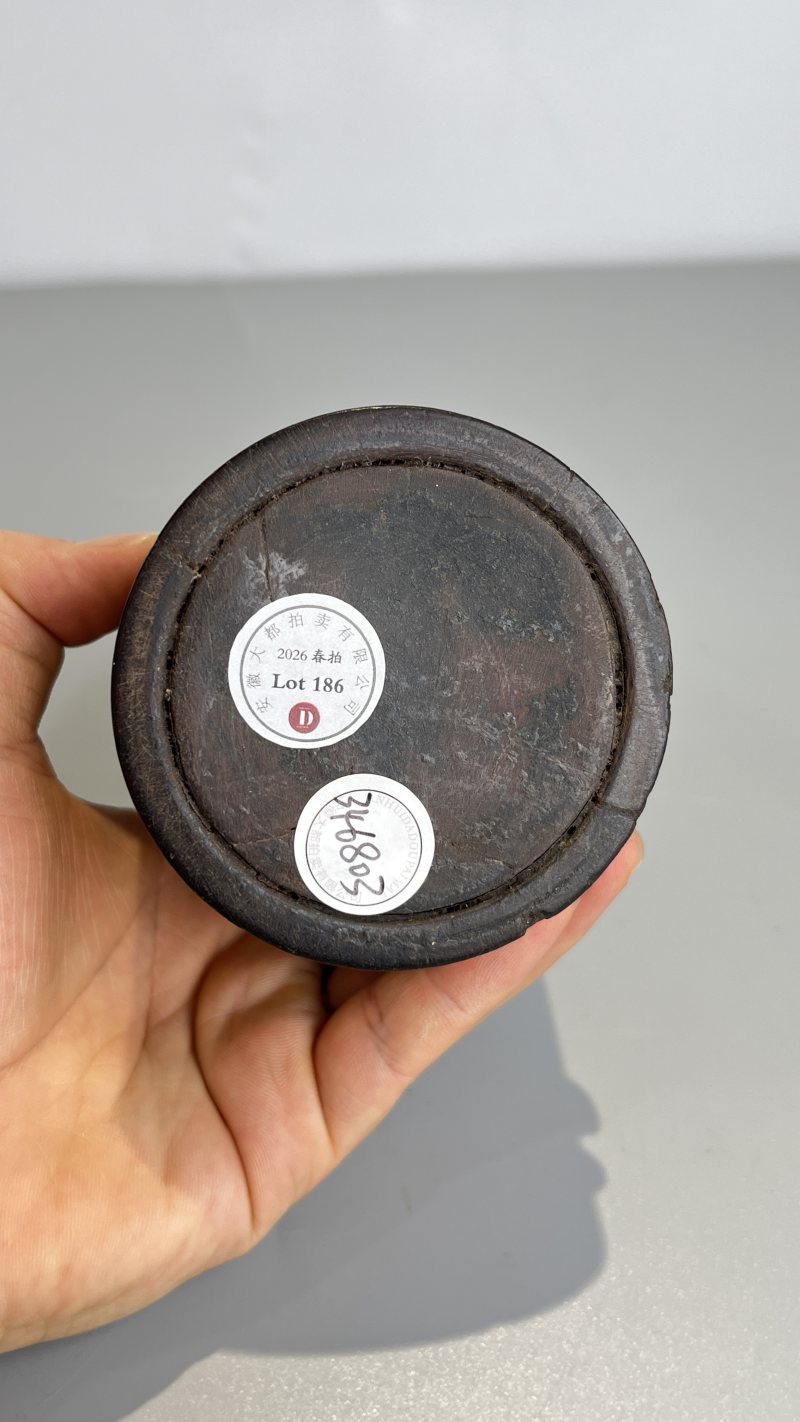 清早期 黄花梨笔筒 - 图6