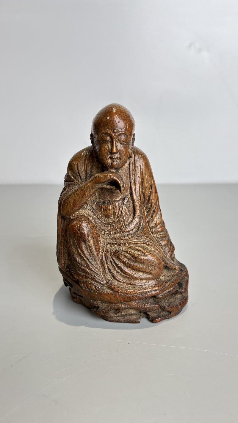 清 竹雕罗汉 - 图2