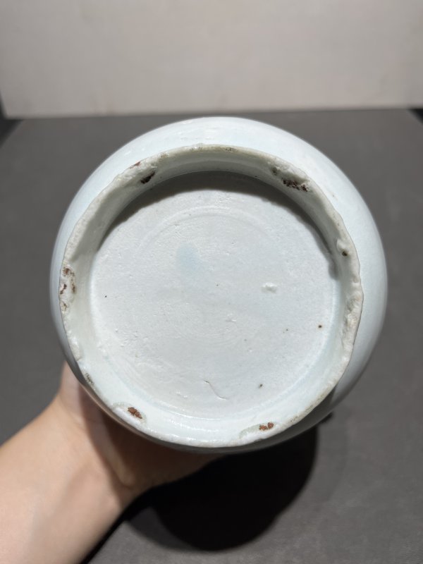 明 湖田狮钮盖执壶和温碗（一套） - 图9