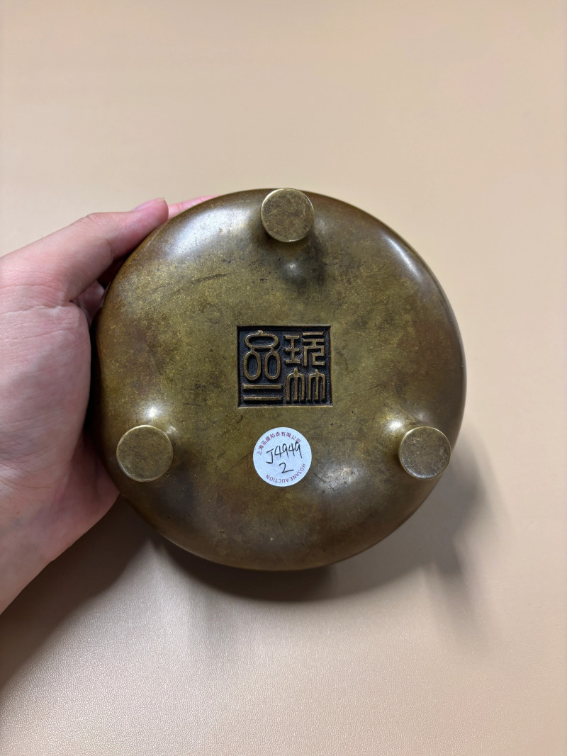 清 铜鬲式炉 - 图6