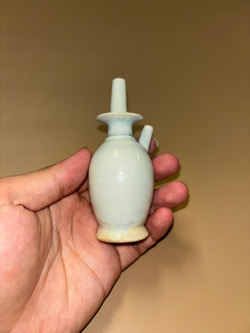 明 青白釉砚滴 - 图3