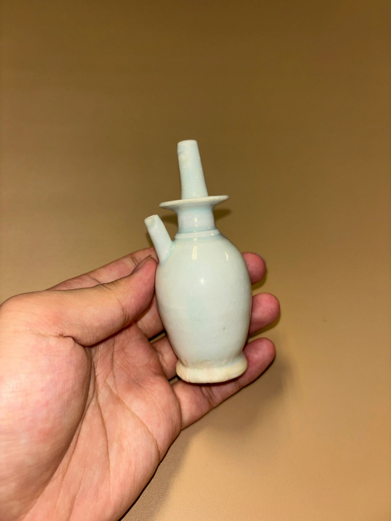 明 青白釉砚滴 - 图5