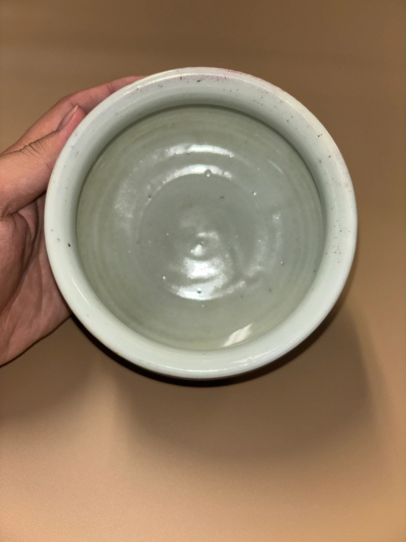 清康熙 郎窑红釉三足炉 - 图7