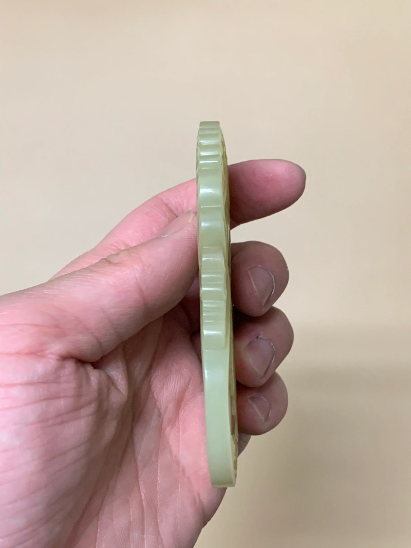 清 黄玉葫芦大吉牌 - 图6