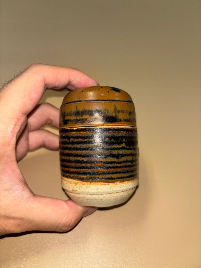 明 黑釉茶叶罐 - 图3